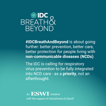 The IDC is calling for respiratory virus prevention to be fully integrated into NCD care - as a priority, not an afterthought.